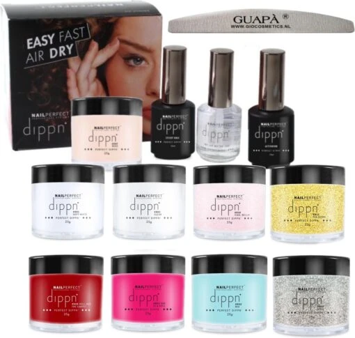 GUAPÀ® Acryl Nagels Dip Poeder Starterskit | Dip Powder | Dipping Acryl Poeder | Acrylic Dipping Kleuren Set Deluxe Met 9 Acryl Poeders -Bekende Cosmetica Winkel 1200x1142 7