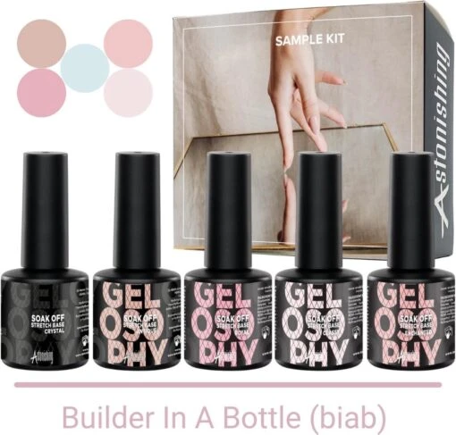 GUAPÀ® BIAB Builder Gel In A Bottle | BIAB Nagellak | Gelnagels Starterspakket | Nagellak | Gellak Pink | Builder Gel | 5 X 7 Ml BIAB Essentials Kit -Bekende Cosmetica Winkel 1200x1146 5