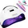 Nageldroger - Nageldrogers - 80 Watt UV LED Lamp Nagels - 45 Leds - Nagellak Droger - UV LED Lamp - Nagellamp - Nail Dryer - Nageldroger Voor Gel Nagellak - Gewone Nagellak - Wit -Bekende Cosmetica Winkel 1200x1147