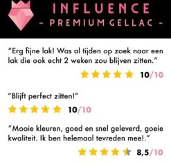 #TOPCOAT - Influence Gellac - No Wipe Topcoat - Topcoat Gellak UV - UV Gellak - Gel Nagellak - Gellac - Kado Vrouw - Valentijns Cadeau - Kado Voor Haar - 10 Ml -Bekende Cosmetica Winkel 1200x1150