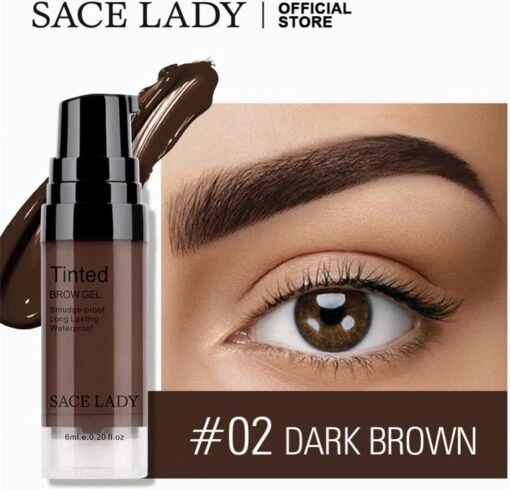 Sace Lady Tattoo Brow Peel-Off Gel - Brow Gel - Wenkbrauw Gel Mascara – Dark Brown #02 – Assortiment ‘Het Gemak’ -Bekende Cosmetica Winkel 1200x1151 6