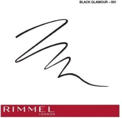 Rimmel London Glam'Eyes Professional Liquid Eyeliner - 001 Black Glamour -Bekende Cosmetica Winkel 1200x1154 10