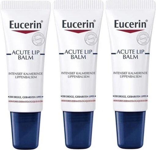 Eucerin Acute Lip Balm 3x10ml -Bekende Cosmetica Winkel 1200x1156 9