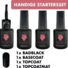 #BADBLACKSERIE - Influence Gellac - Zwarte Gellak - Gellak Zwart UV - UV Gellak - Gel Nagellak - Basecoat - Topcoat - Topcoatmat - No Wipe - Startersset - Kado Vrouw - Valentijns Cadeau - Kado Voor Haar - 4 X 10 Ml -Bekende Cosmetica Winkel 1200x1158 5