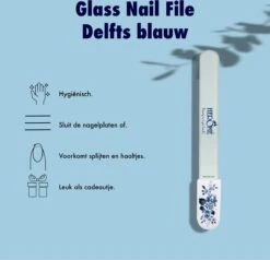 Herome Glazen Nagelvijl Glasvijl Delfts Blauw - Limited Edition - Onslijtbare Nagelvijl - Voorkomt Splijten En Haakjes -Bekende Cosmetica Winkel 1200x1158 7