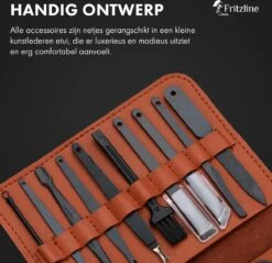 Fritzline© Professionele Manicureset 16-delig - Nagelset Incl. Nagelvijl & Nagelknipper -Bekende Cosmetica Winkel 1200x1159 2