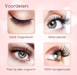 Merkloos La Liva Magnetische Wimpers - Inclusief Eyeliner En Wimper Pincet - 5 Magneetjes - Wimperextentions - Wimperlifting Set - Lash Lift -Bekende Cosmetica Winkel 1200x1160 7