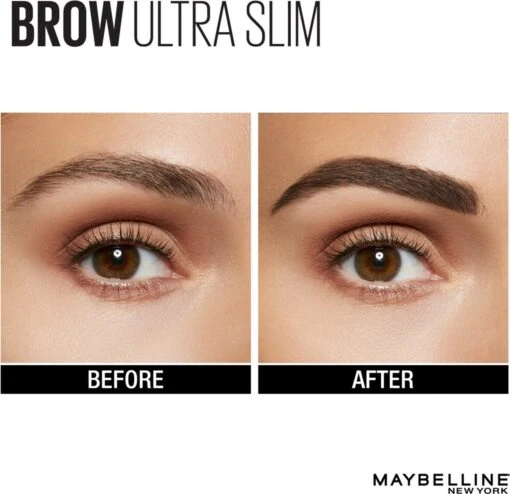 Maybelline Brow Ultra Slim Wenkbrauwpotlood - Medium Brown -Bekende Cosmetica Winkel 1200x1163 13