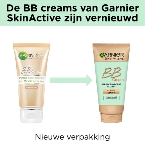 Garnier SkinActive - BB Cream Classic Light 5-in-1 Dagverzorging - 50ml - Getinte Dagcrème -Bekende Cosmetica Winkel 1200x1163 9