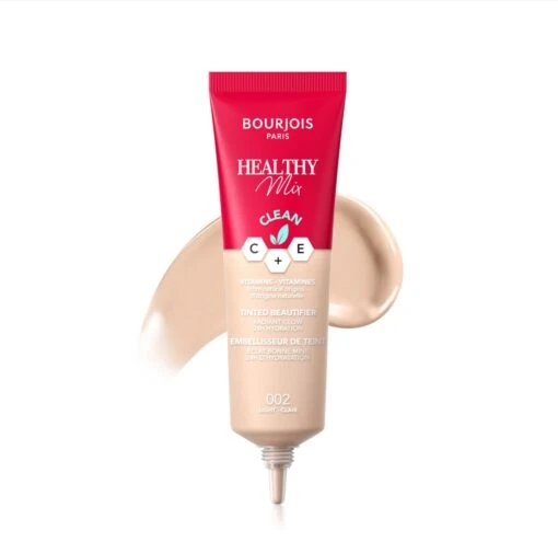 Bourjois Healthy Mix Clean Tinted Beautifier Foundation 002 Light -Bekende Cosmetica Winkel 1200x1164 26