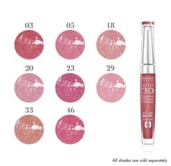 Bourjois Gloss Effet 3D Effect Lipgloss - 03 Brun Rose Academic -Bekende Cosmetica Winkel 1200x1164 39