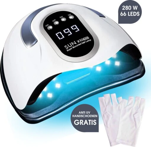 UV Lamp Gelnagels - 280 Watt - Gellak Lamp - Nagellamp - Nageldroger -Bekende Cosmetica Winkel 1200x1164 4