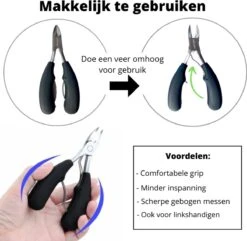 Professionele Kalknagel Schaar - Ingegroeide Teennagel - Nageltang Groot -Nagelschaar Voor Harde Nagels -Bekende Cosmetica Winkel 1200x1169 2