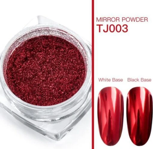 Merkloos EPIN | Nagel Dip Poeder | Mirror Powder | Nagel Decoratie | Spiegel Poeder | Nail Art | ROOD -Bekende Cosmetica Winkel 1200x1169 5