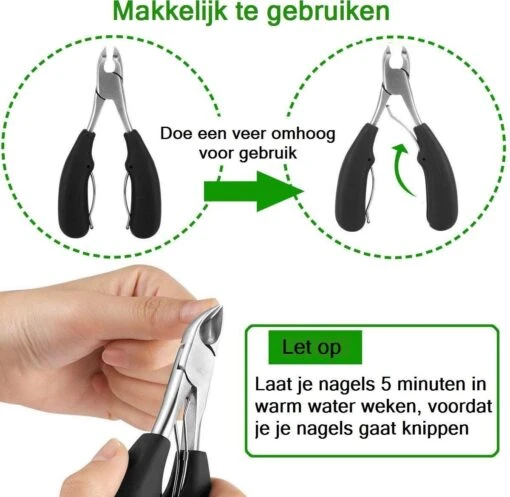 Nail It Nageltang Met Gebogen Bek + Gratis Vijl| Nagelknipper| Teennagelknipper| Nagelschaar| Ingegroeide Teennagels| Dikke Nagels| Nagelknipper Set| Pedicure Set| Cadeau Tip 2023 -Bekende Cosmetica Winkel 1200x1169 7