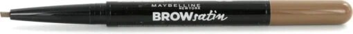 Maybelline Brow Satin Duo - 01 Dark Blond - Blond - Wenkbrauwpotlood En Poeder -Bekende Cosmetica Winkel