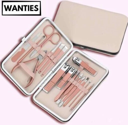 Professionele 16-in-1 Manicure / Pedicure Set In Rose Gold In Luxe Opbergdoosje | Nagelgarnituur 16 Stuks Roségoud / Goud | Nagelknipper Nageltang Ingegroeide Teennagel Manicureset Pedicureset | Nagelschaar Nagelschaartje Nageltang Nagelknipper -Bekende Cosmetica Winkel 1200x1171 1