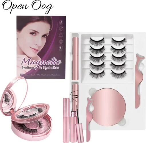 Merkloos Magnetische Wimpers - Open Oog - Magnetische Nep Wimpers Met 2 Magnetic Eyeliners En Applicator - Valse Wimpers - Magnetic Lashes - Magnetische Wimpers Set -Bekende Cosmetica Winkel 1200x1172 20