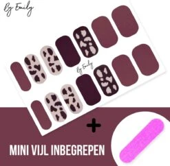 Nagel Wrap - Cowly Red | 14 Stickers Per Vel | Nail Wrap | Nail Art | Trendy | Design | Nagellakvrij | Eenvoudig | Nagel Art | Nagel Wrap | Nagel Stickers | Folie | Zelfklevend | Sjablonen -Bekende Cosmetica Winkel 1200x1177 7