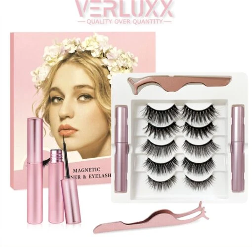 Hoge Korting - VERLUXX© - 'Quality Over Quantity' - 3D Magnetische Wimpers Incl. 1+1 GRATIS Geïoniseerde Waterproof Eyeliner & Pincet, Fake Lashes, Nepwimpers, Magnetic Lashes, Herbruikbare Realistic Wimpers -Bekende Cosmetica Winkel 1200x1178 12