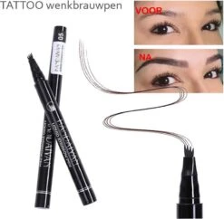 Wenkbrauw Microblade Pen - Tattoo - BRUIN 03 - Watervaste Microblading Wenkbrauwpen - Eyebrow Tattoo Pen - Make Up - 4 Punts Pen -Bekende Cosmetica Winkel 1200x1178 13