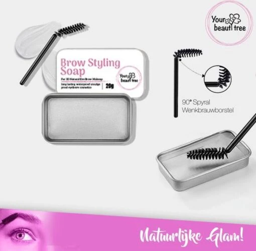 Your Beauty Tree ® Brow Styling Soap - Browsoap - Wenkbrauwzeep - Brow Lamination - Wenkbrauw Zeep -Bekende Cosmetica Winkel 1200x1178 16