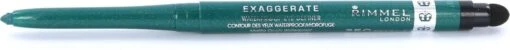 Rimmel London Rimmel Exaggerate Waterproof Eye Definer - 250 Emerald Sparkle -Bekende Cosmetica Winkel 1200x118 1