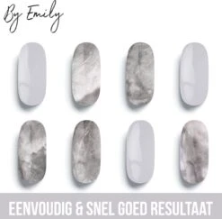 By Emily - Nagel Wrap - White Marble | 16 Stickers | Nail Wrap | Nail Art | Trendy | Design | Nagellakvrij | Eenvoudig | Nagel Wrap | Nagel Stickers | Folie | Zelfklevend | Sjablonen -Bekende Cosmetica Winkel 1200x1180 32