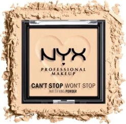 NYX Professional Makeup Can't Stop Won't Stop Mattifying Gezichtspoeder - Light -Bekende Cosmetica Winkel 1200x1180 45