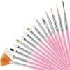 GUAPÀ - Penselen Set Roze Voor Nail Art / Acryl & Gel Nagels - Professional Nail Brushes - 15 Delig -Bekende Cosmetica Winkel 1200x1183 2