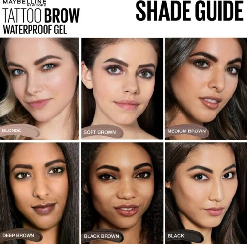 Maybelline Tattoo Brow Waterproof Wenkbrauwgel - 02 Soft Brown -Bekende Cosmetica Winkel 1200x1183 20