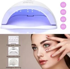 Merkloos Professionele UV Nagellamp Voor Gel Nagellak - Sun X5 Plus 80W 36 Leds - Geschikt Gellak - Gel Nagellak Droger -Bekende Cosmetica Winkel 1200x1183