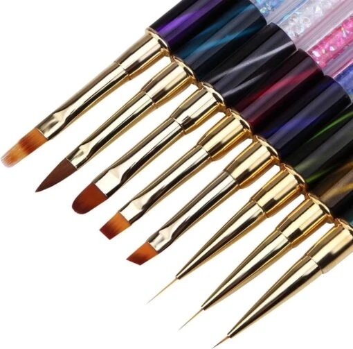 Nail Art Penselen - 8-delig - Penselen - Nail Art Brushes - Nail Art Kwasten - Nail Art - Nail Art Tools - Nail Art Set - Nail Art Kwast - Penselenset - Penselen Set - Penselen Nagels - Nail Art - Nail Art Kit - Nail Art Penseel -Bekende Cosmetica Winkel 1200x1183 3