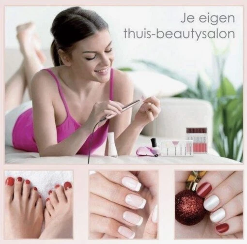 Zigla – Elektrische Nagelvijl - Nagelfrees- Manicure En Pedicure Set - 6 Schuurrolletjes - 11 Opzetstukken - Rosé/Goud - Vernieuwd -Bekende Cosmetica Winkel 1200x1185 8