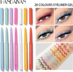 HANDAIYAN Sneldrogend Waterdicht En Niet Gemakkelijk Uit Te Vegen Kleur Eyeliner 20 Kleuren -Bekende Cosmetica Winkel 1200x1187 18