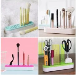 Make Up Organizer - Grijs - Make Up Holder - Kwasten Organizer - Make Up Houder - Nagellak/Lipstick Organizer - Lippenstift Houder - Siliconen -Bekende Cosmetica Winkel 1200x1191 24