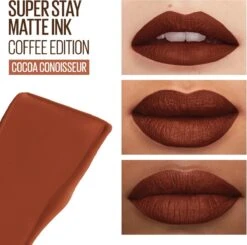 Maybelline SuperStay Matte Ink Lipstick Coffee Collection Limited Edition - 270 Cocoa Connoisseur - Bruine Lippenstift - 5 Ml -Bekende Cosmetica Winkel 1200x1192 13