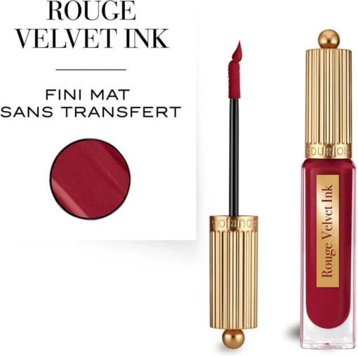 Bourjois Rouge Velvet Ink Lippenstift - 010 Re(d) Belle -Bekende Cosmetica Winkel 1200x1192 15