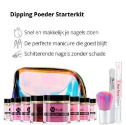 Dipping Powder Starter Kit - 8 Kleuren - Roze - Dip Poeder - Acryl Nagels - Dip Nagels - Meest Complete Starterspakket - Nagel Poeder - MTSSII - -Bekende Cosmetica Winkel 1200x1192 2