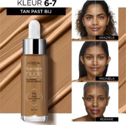 L'Oréal Paris True Match Tinted Serum Foundation - 6-7 Tan - 30ml -Bekende Cosmetica Winkel 1200x1193 10