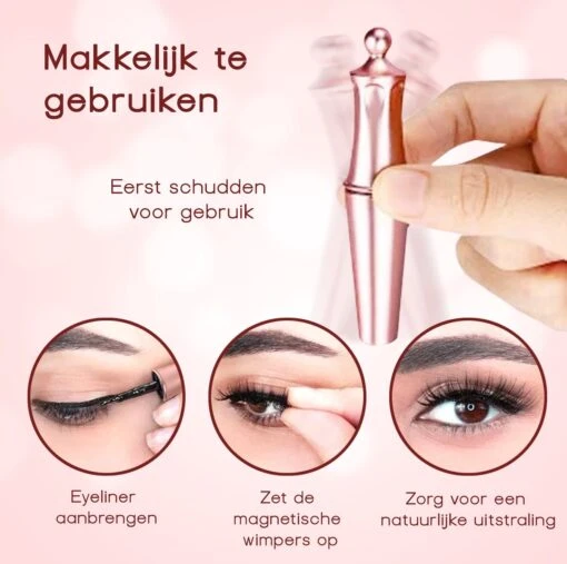 Merkloos La Liva Magnetische Wimpers - Inclusief Eyeliner En Wimper Pincet - 5 Magneetjes - Wimperextentions - Wimperlifting Set - Lash Lift -Bekende Cosmetica Winkel 1200x1193 14