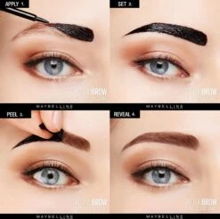 Maybelline New York - Tattoo Brow Peel-Off Wenkbrauwgel - 25 Chocolate Brown - Bruin -Bekende Cosmetica Winkel 1200x1193 18