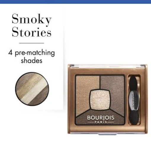 Bourjois Smoky Stories Oogschaduw Quatuor Oogschaduw - 06 Upside Brown -Bekende Cosmetica Winkel 1200x1194 20