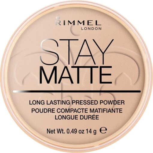 Rimmel London Stay Matte Pressed Powder - 005 Silky Beige -Bekende Cosmetica Winkel 1200x1197 24