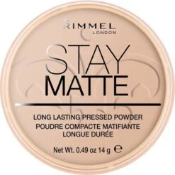 Rimmel London Stay Matte Pressed Powder - 005 Silky Beige -Bekende Cosmetica Winkel 1200x1197 25