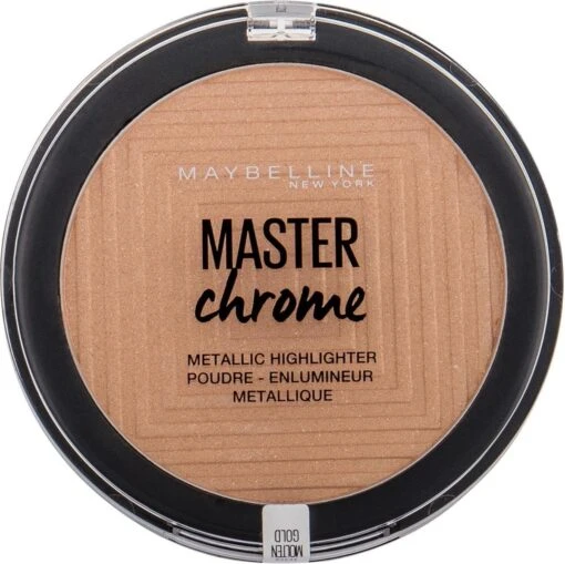 Maybelline Master Chrome Highlighter - 100 Molten Gold -Bekende Cosmetica Winkel 1200x1197 35