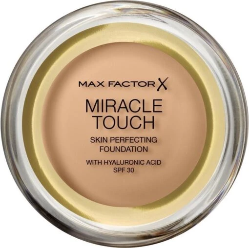 Max Factor Miracle Touch Foundation - 60 Sand -Bekende Cosmetica Winkel 1200x1197 39