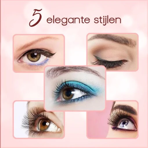 Merkloos La Liva Magnetische Wimpers - Inclusief Eyeliner En Wimper Pincet - 5 Magneetjes - Wimperextentions - Wimperlifting Set - Lash Lift -Bekende Cosmetica Winkel 1200x1197 53