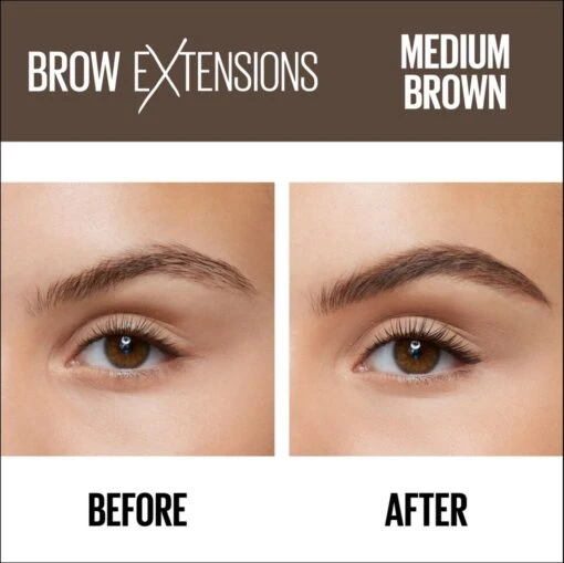 Maybelline Brow Extensions - 04 Medium Brown - Bruin Wenkbrauwpotlood - 10,5 Gr. -Bekende Cosmetica Winkel 1200x1197 64