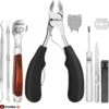 Thumbs Up 7-Delige Nagel Set - Ingegroeide Teennagel - Nageltang - Teennagelknipper - Nagelknipper Set - Zwart -Bekende Cosmetica Winkel 1200x1198 1